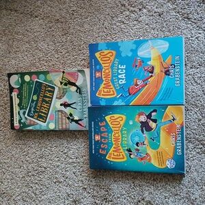 Lot of 3 Mr. Lemoncello's books